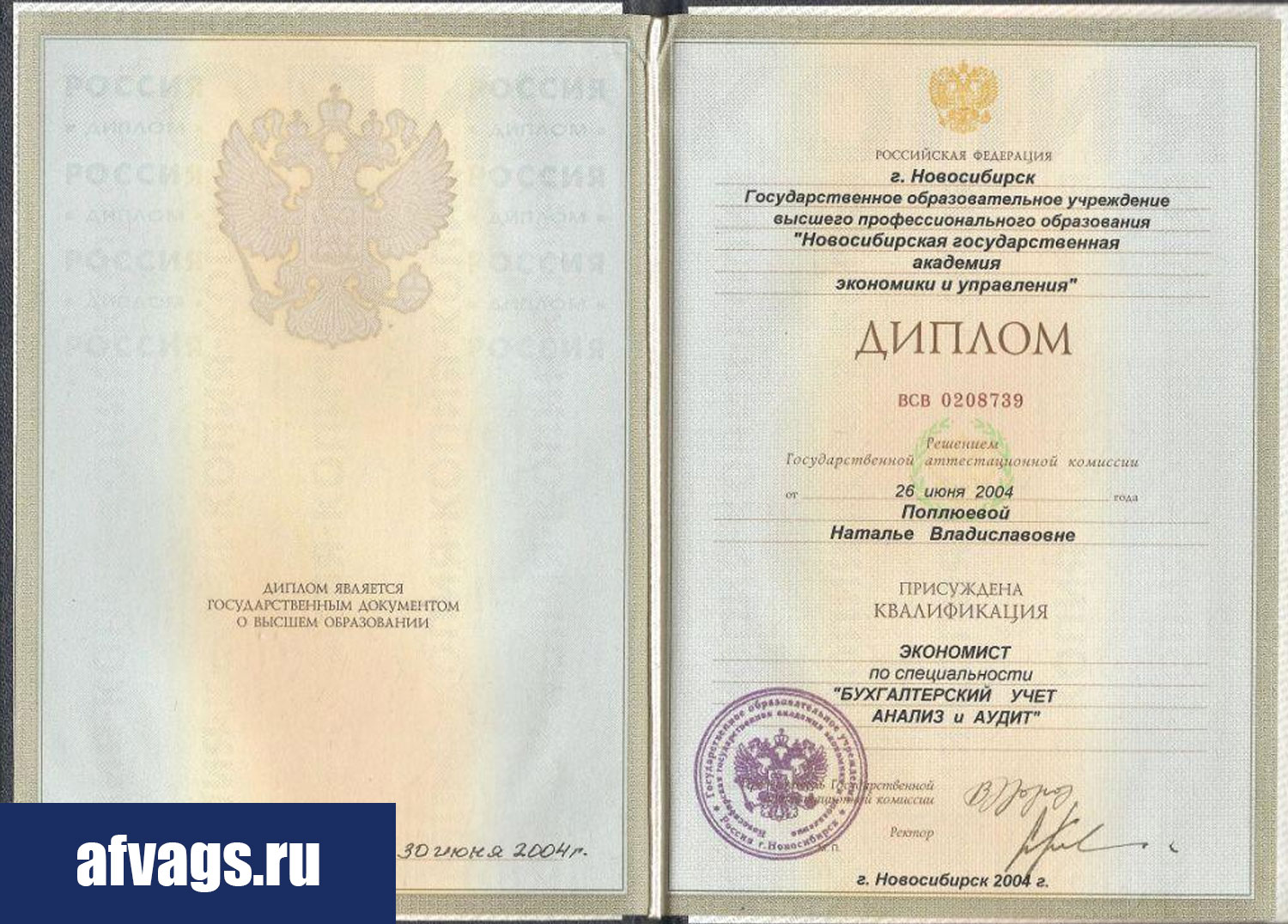 Купить диплом экономиста бухгалтера о высшем образовании учет, анализ и аудит